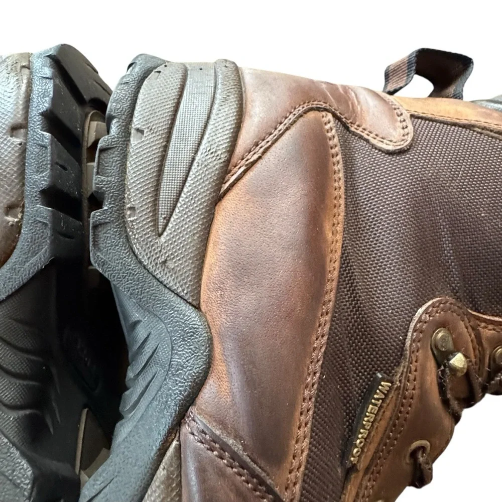 Men’s Rocky Size 10 400 Thinsulate Waterproof Brown Leather Boots
